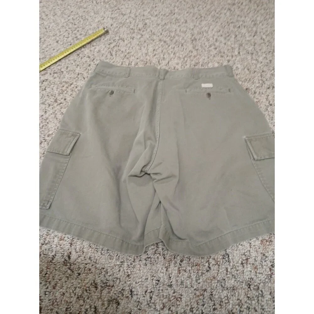 Polo Ralph Lauren‎ Y2K Shorts Men's Size 36 Grey Cargo Chino Flat Front